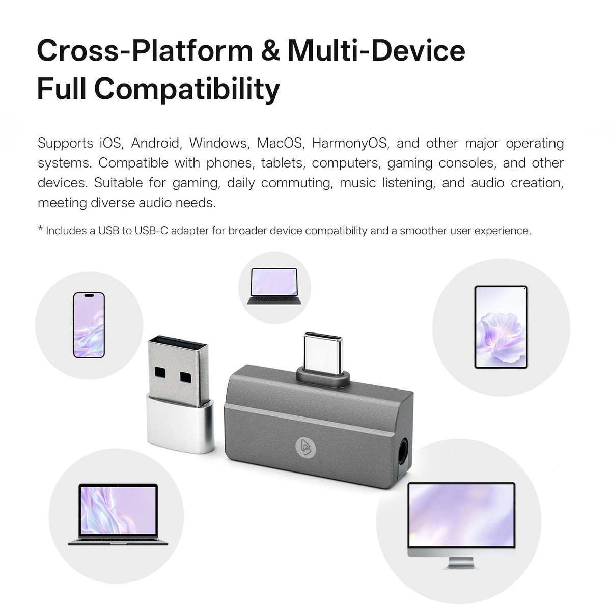 BQEYZ C30 mini portable IEM DAC adapter, detail 7