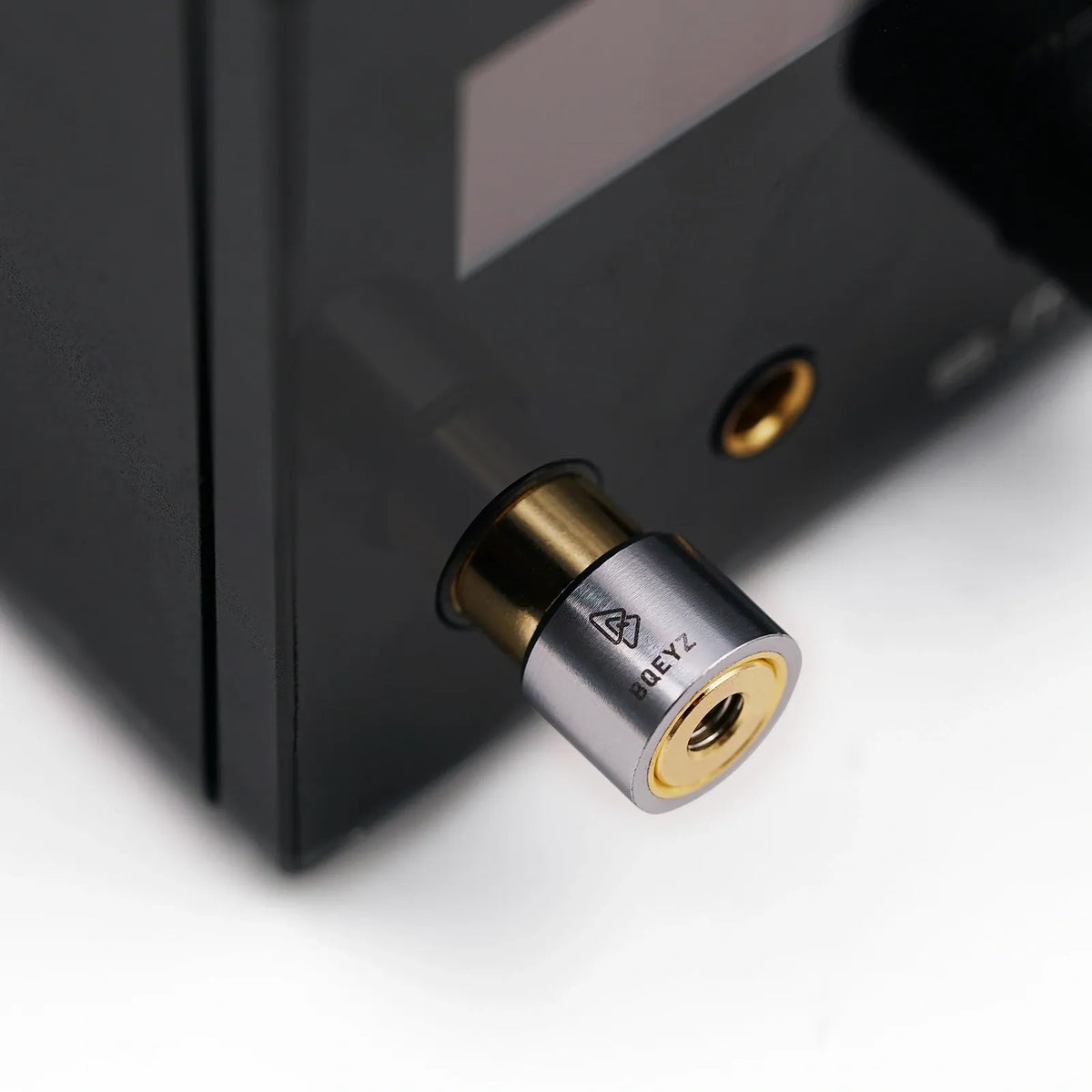 BQEYZ Audio Adapter Detail - Plugged into Audio Device