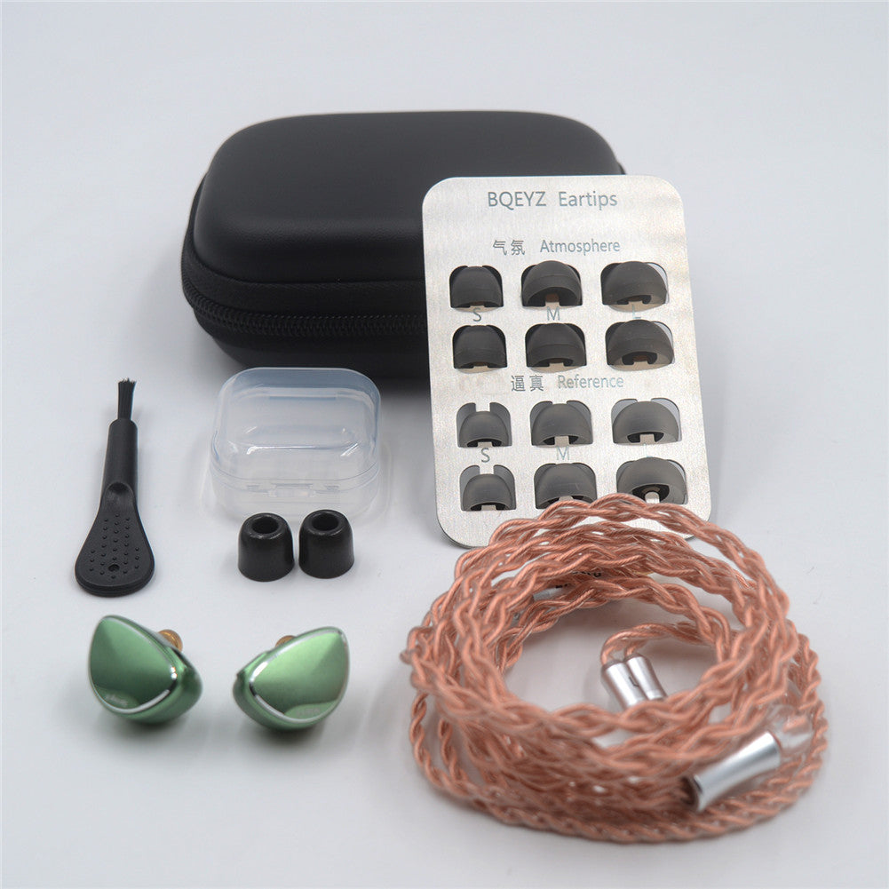 BQEYZ HiFi IEM Earphone Accessories Kit with Cables, Ear Tips and Case