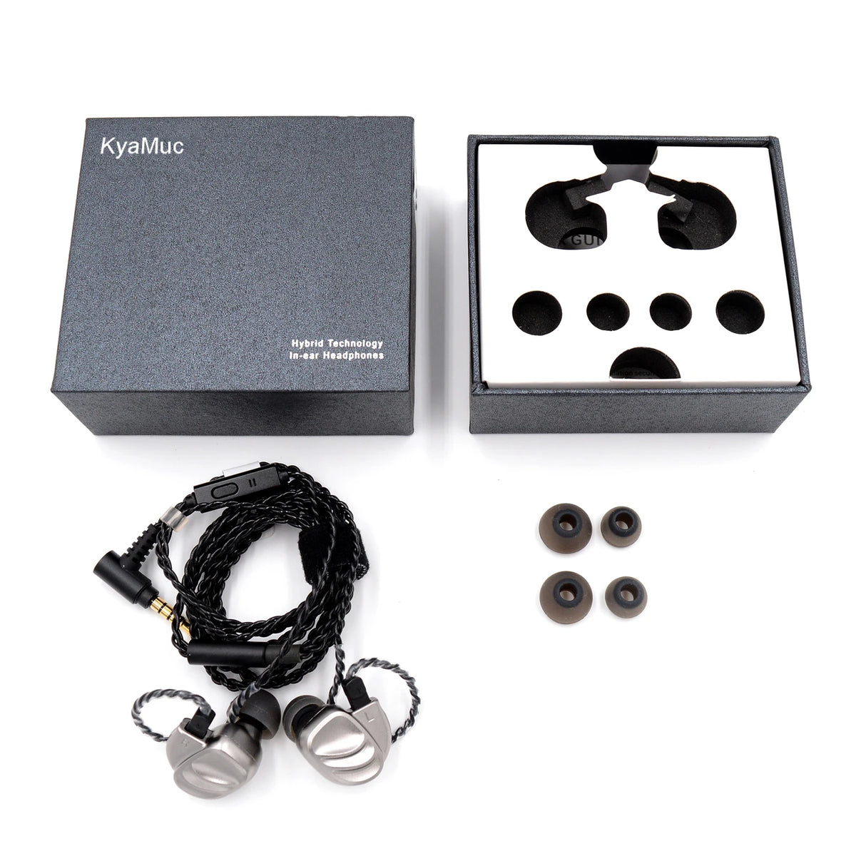 BQEYZ KC2 HiFi IEM Earphone Accessories Kit with Case and Ear Tips