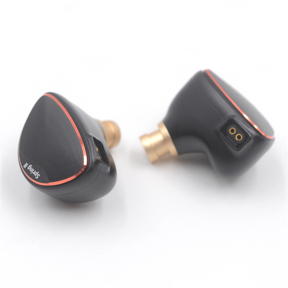 Black HiFi IEM Earphone Shells