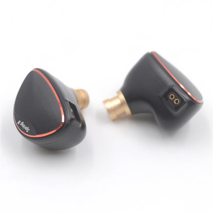 Black HiFi IEM Earphone Shells
