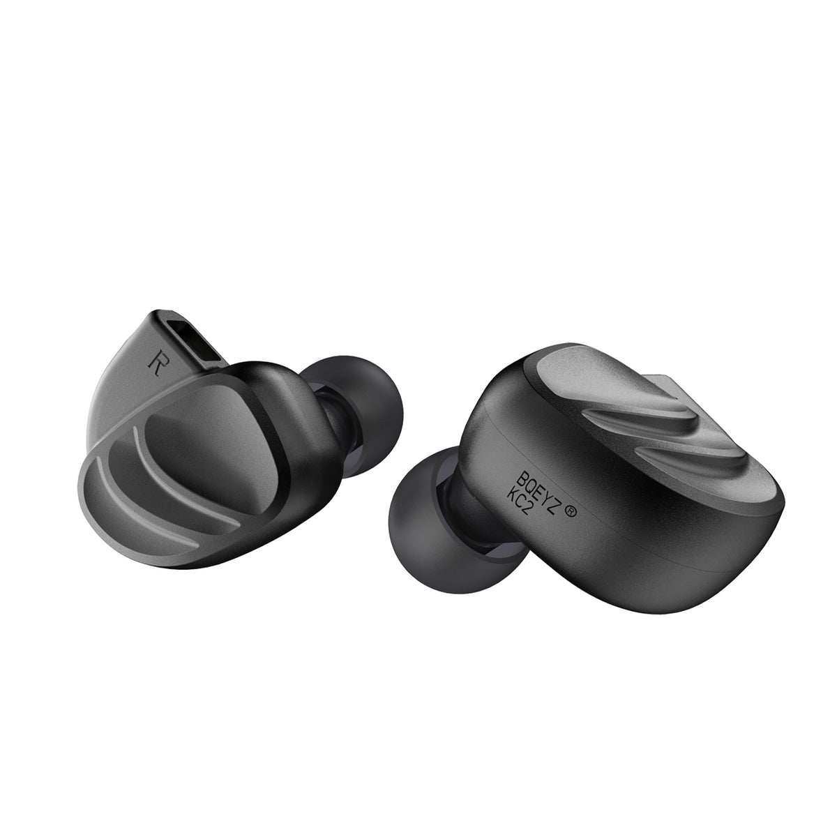 Black BQEYZ KC2 HiFi IEM Earphone Cable Component
