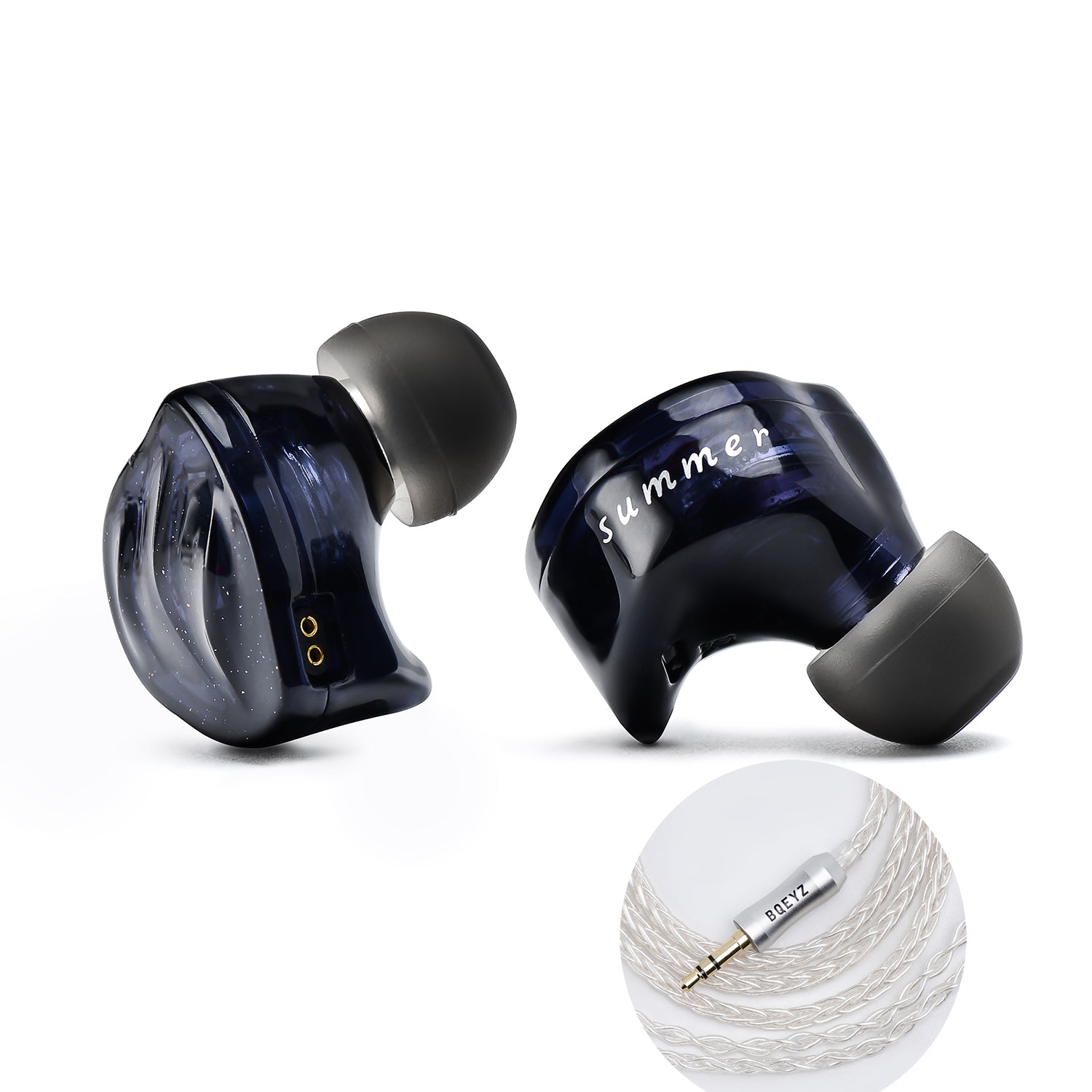 BQEYZ SUMMER 有線イヤホン リケーブル対応 BQEYZ サマー HiFi イヤホン 3.5mm ジャック – BQEYZ audio