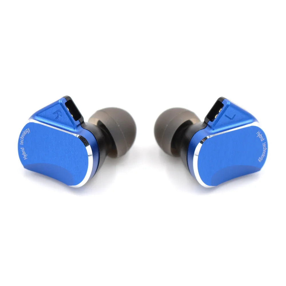 Blue HiFi IEM Earphone with Secure Fit