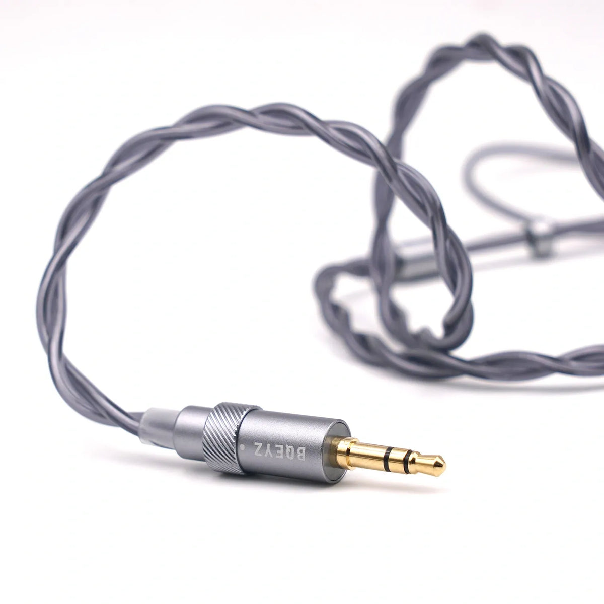 BQEYZ HiFi IEM Earphone Cable - Angled 3.5mm Plug for Device Compatibility