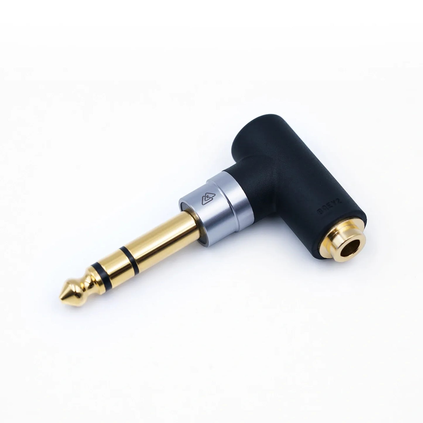BQEYZ Angled Audio Adapter - 6.35mm Plug for HiFi IEM Earphone Use