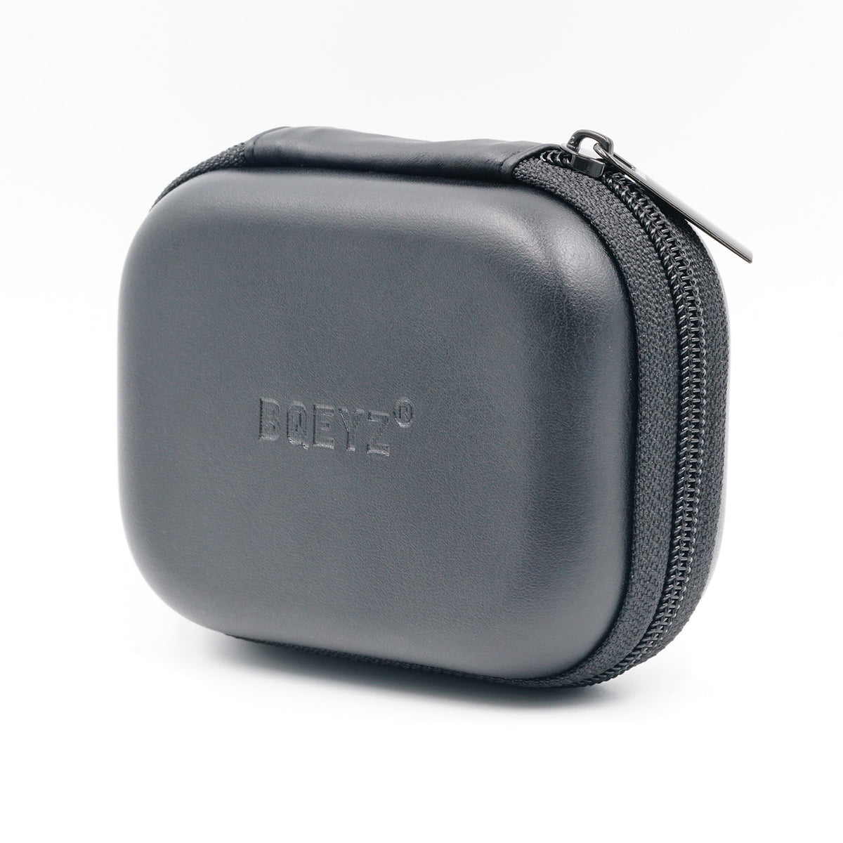 BQEYZ Black HiFi IEM Earphone Carry Case - Compact Design for Portability