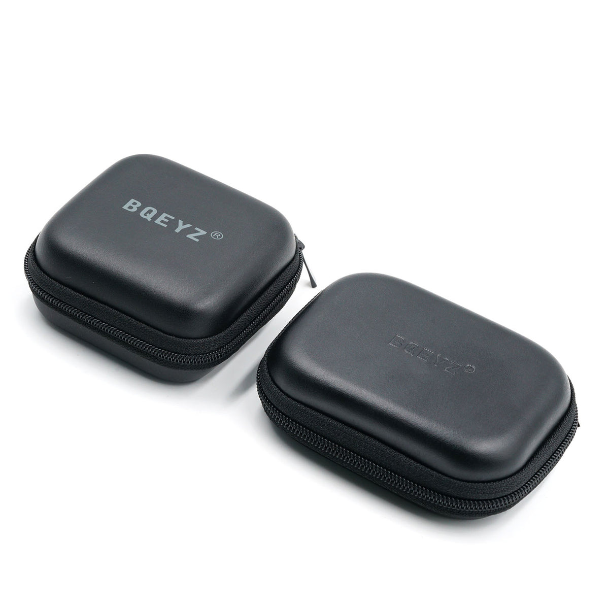 BQEYZ Black HiFi IEM Earphone Carry Cases - Multiple Sizes for Earphone & Cable Storage