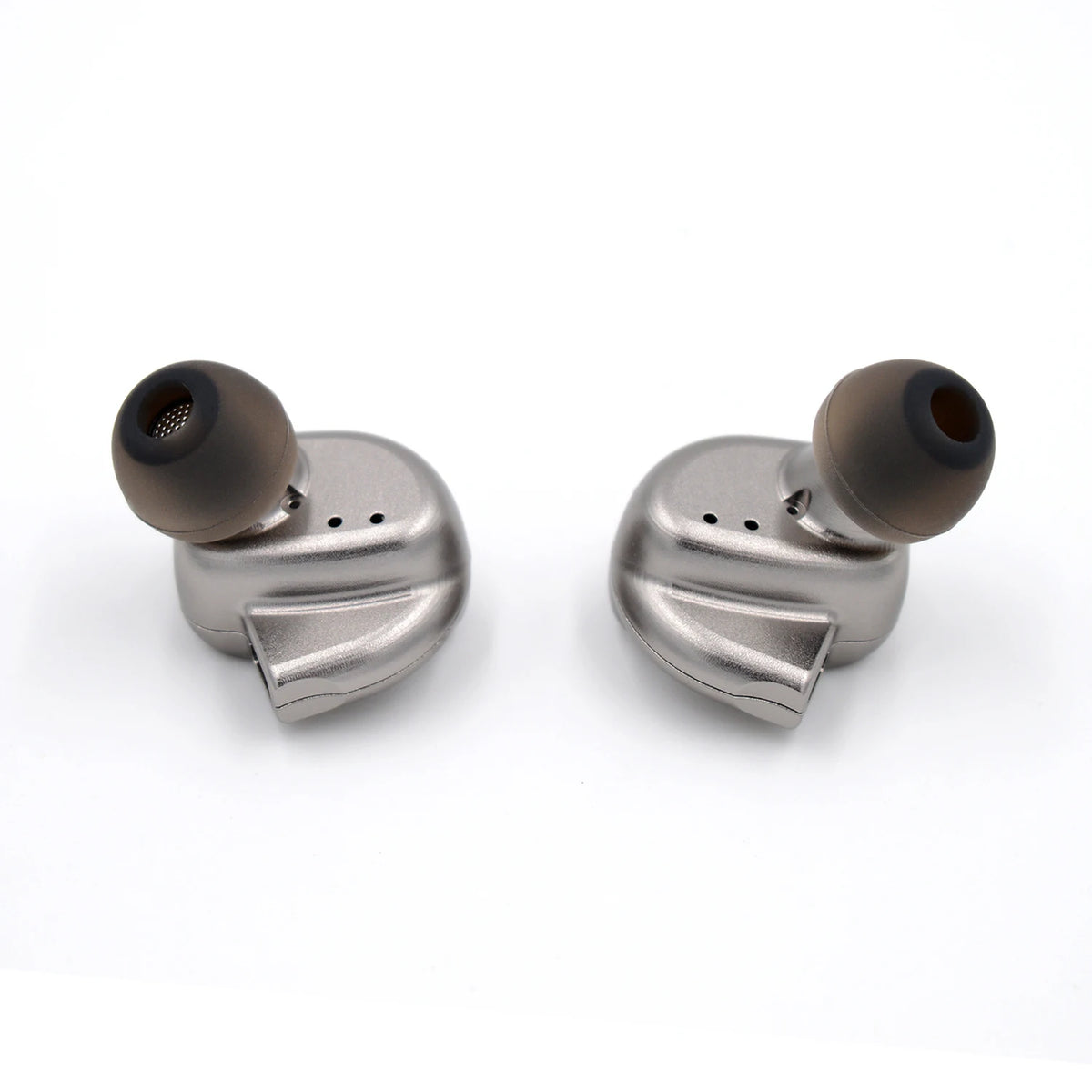 BQEYZ KC2 Silver HiFi IEM Earphone with Braided Cable
