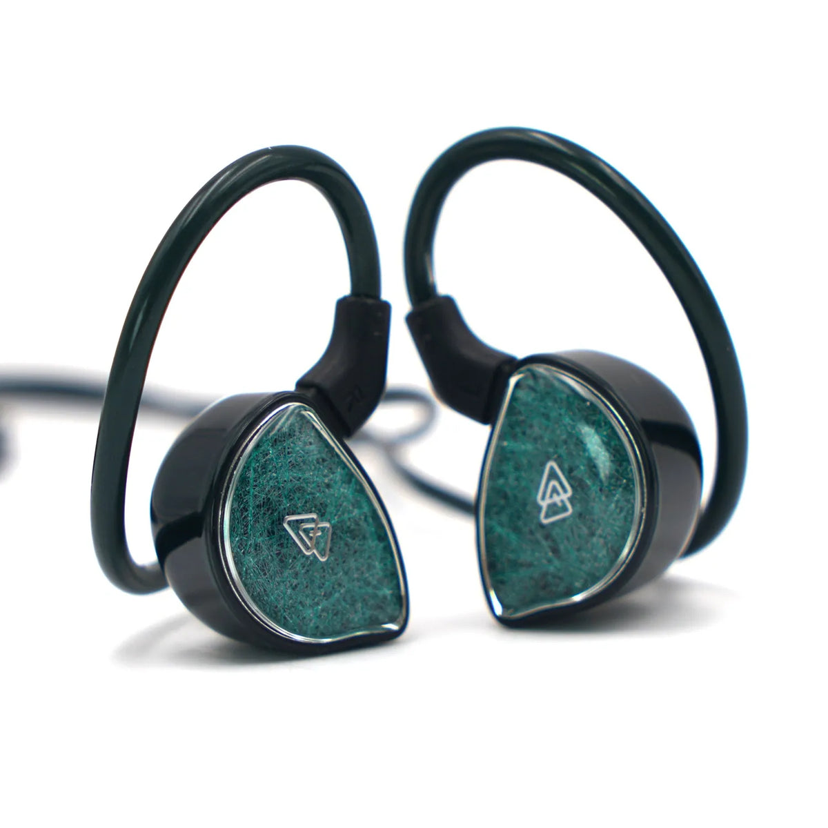 BQEYZ NI HiFi IEM Earphones - Green Shell with Secure Fit