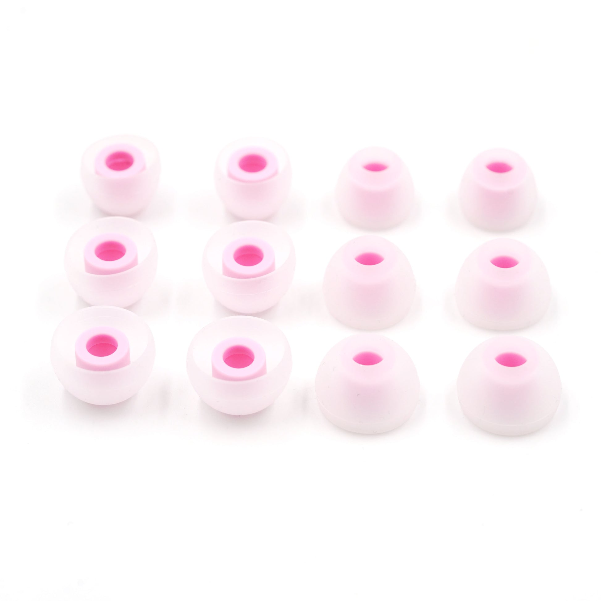 BQEYZ Pink Silicone Ear Tips for HiFi IEM Earphones - Enhanced Sound Isolation & Fit