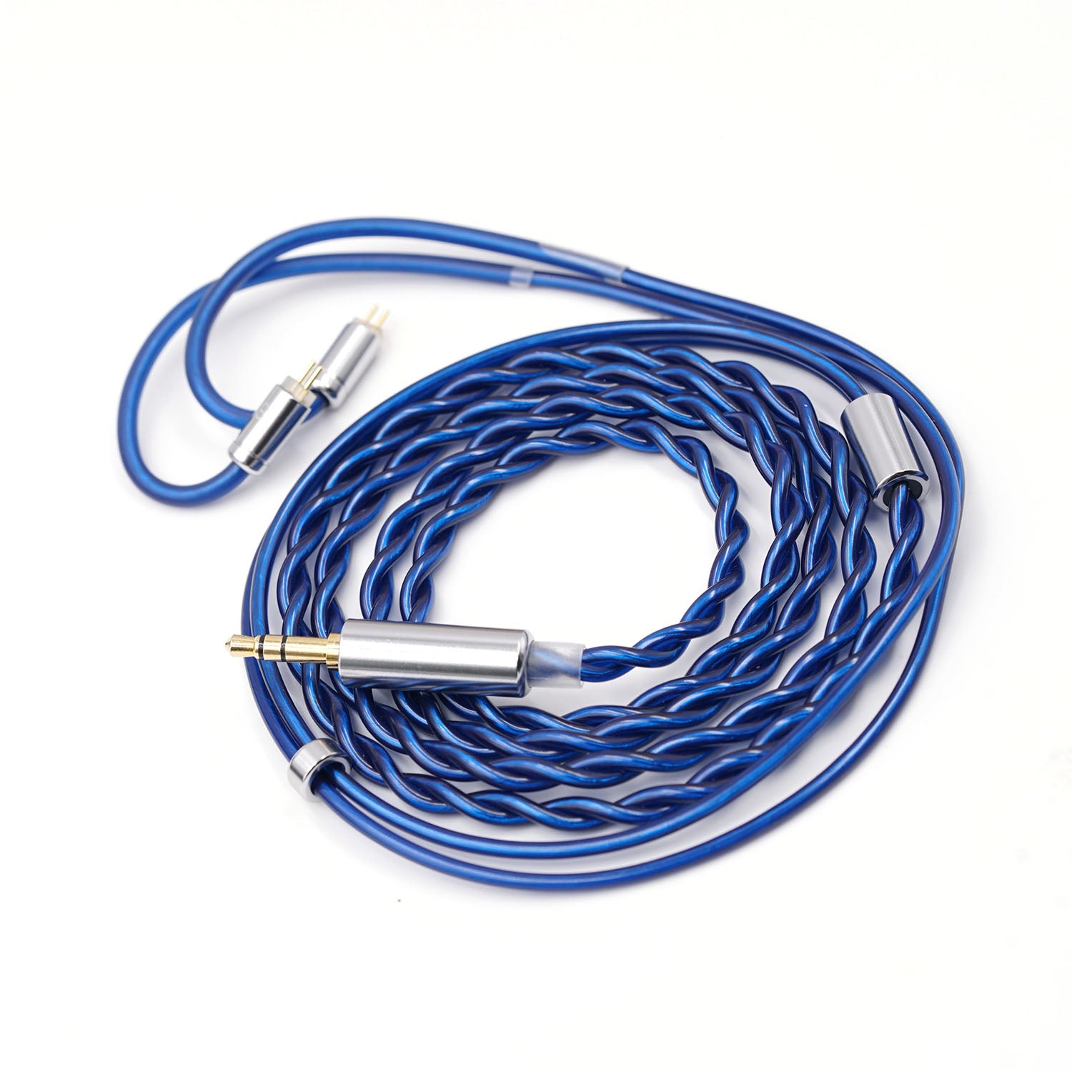 BQEYZ Hifi IEM Cable, Extended Blue Braided Design - bqeyz.net