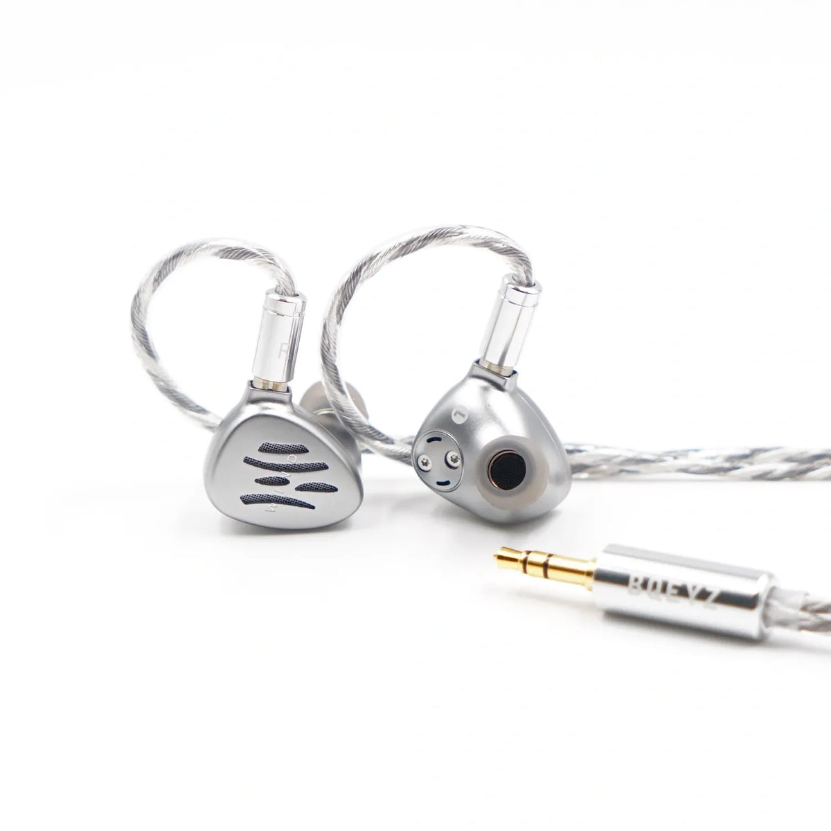 BQEYZ Wind Silver Hifi IEM Earphone 3.5mm Connector